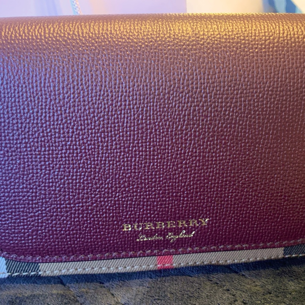 New Burberry LS Hampshirite Crossbody Bag